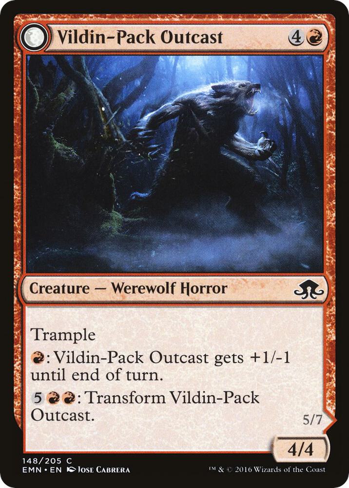 Vildin-Pack Outcast 148 card from Eldritch Moon