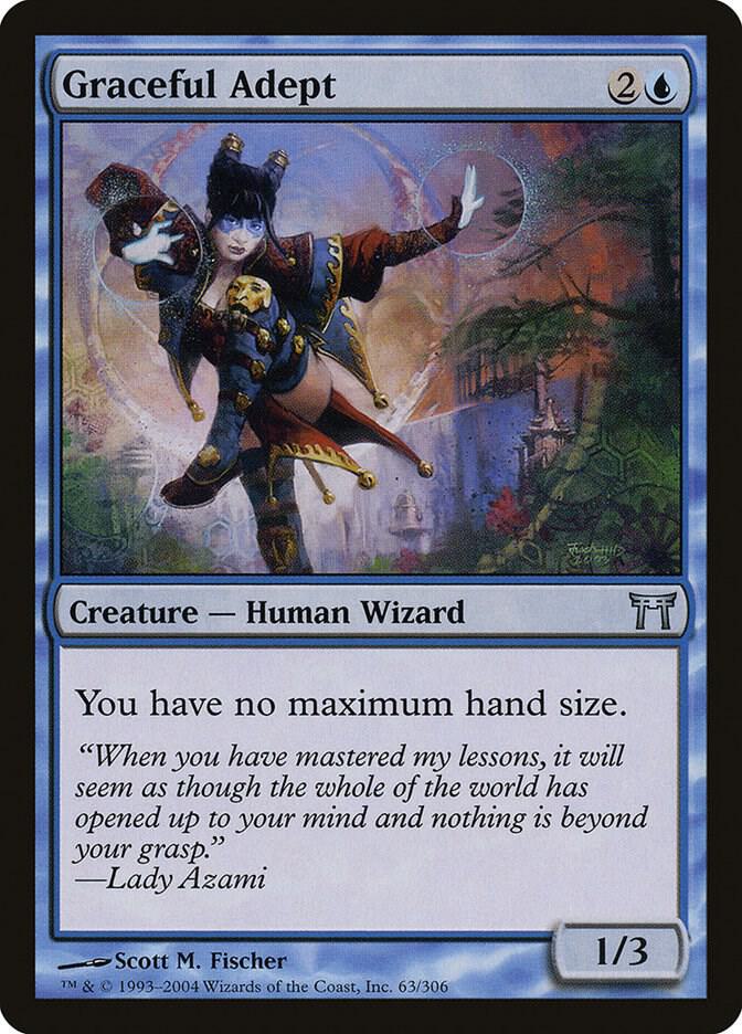 Graceful Adept 63 card from Champions of Kamigawa