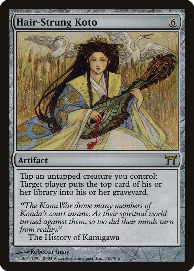 Hair-Strung Koto 252 card from Champions of Kamigawa
