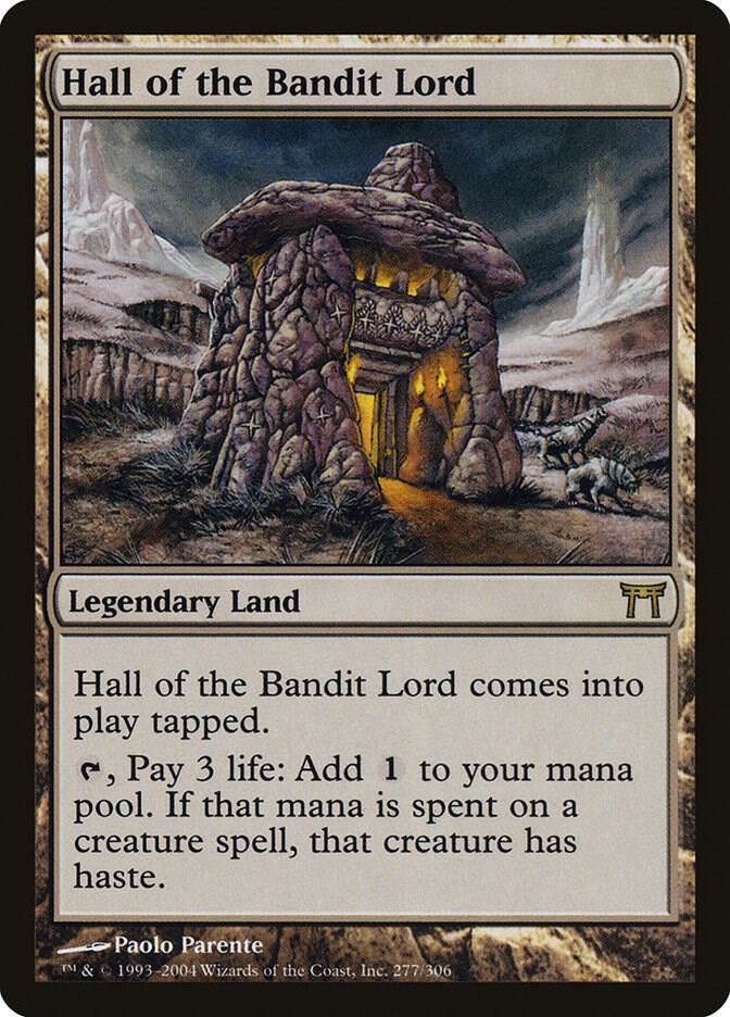 Hall of the Bandit Lord 277 card from Champions of Kamigawa