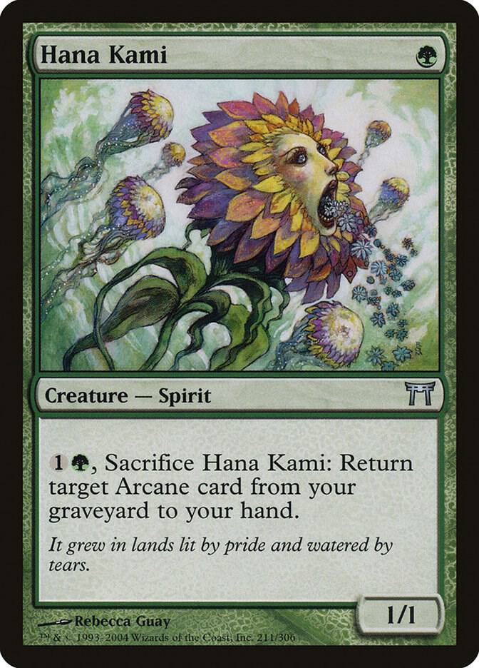Hana Kami 211 card from Champions of Kamigawa