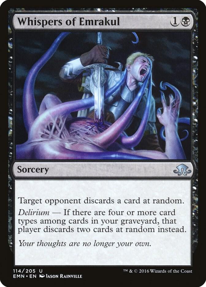 Whispers of Emrakul 114 card from Eldritch Moon