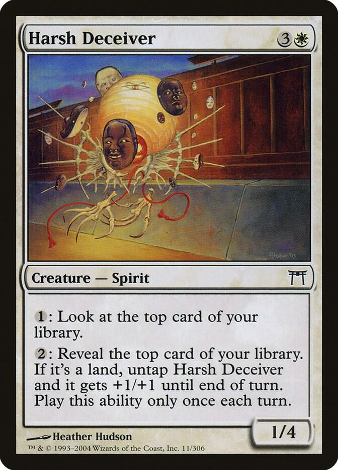 Harsh Deceiver 11 card from Champions of Kamigawa