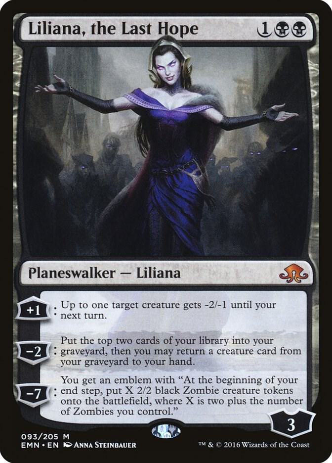 Liliana, the Last Hope 93 card from Eldritch Moon