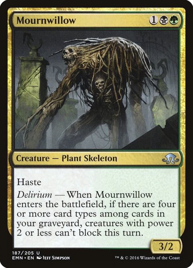 Mournwillow 187 card from Eldritch Moon