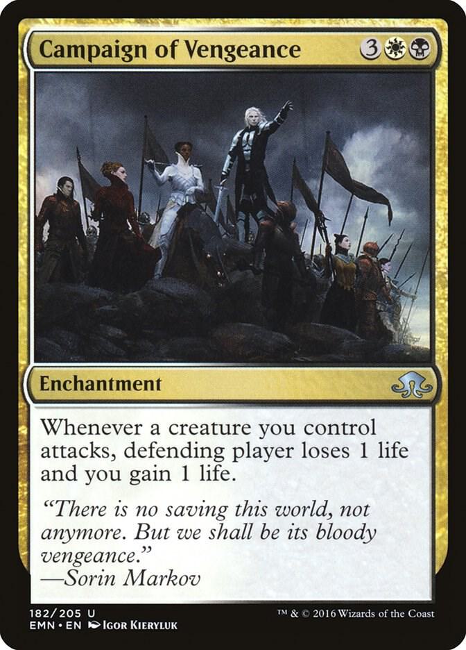 Campaign of Vengeance 182 card from Eldritch Moon