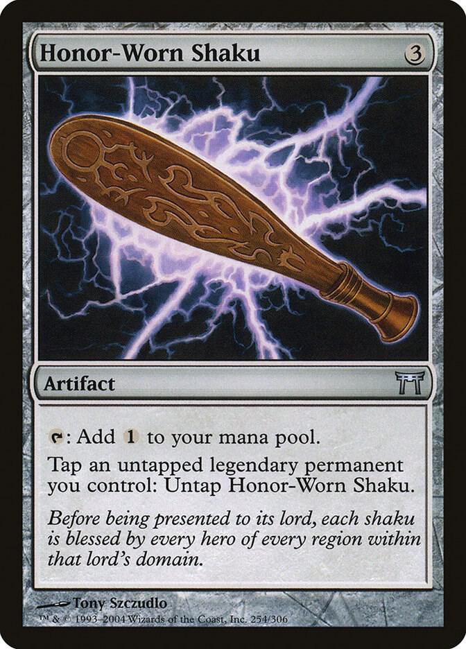 Honor-Worn Shaku 254 card from Champions of Kamigawa