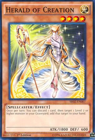 Herald of Creation SR02-EN007 card from Structure Deck: Rise of the True Dragons