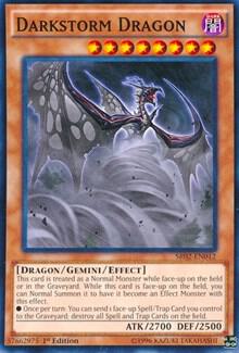 Darkstorm Dragon SR02-EN012 card from Structure Deck: Rise of the True Dragons