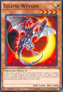 Eclipse Wyvern SR02-EN015 card from Structure Deck: Rise of the True Dragons