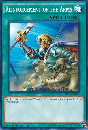Reinforcement of the Army SR02-EN031 card from Structure Deck: Rise of the True Dragons
