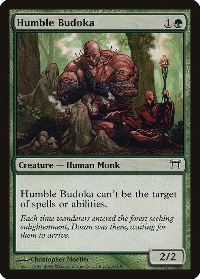 Humble Budoka 214 card from Champions of Kamigawa