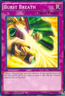 Burst Breath SR02-EN036 card from Structure Deck: Rise of the True Dragons