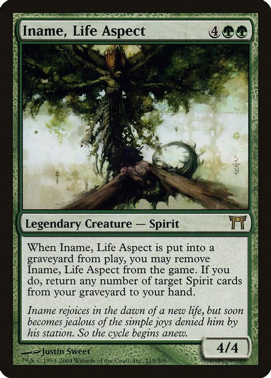 Iname, Life Aspect 215 card from Champions of Kamigawa