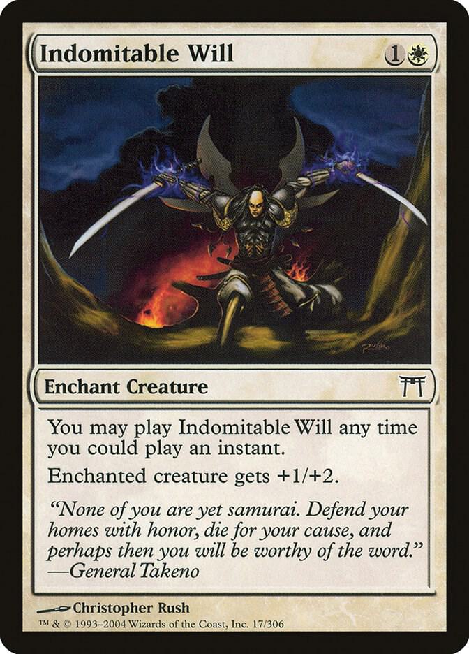 Indomitable Will 17 card from Champions of Kamigawa