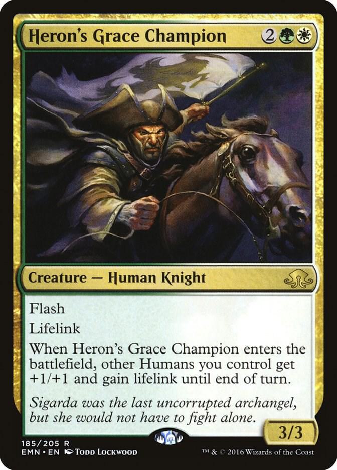 Heron's Grace Champion 185 card from Eldritch Moon