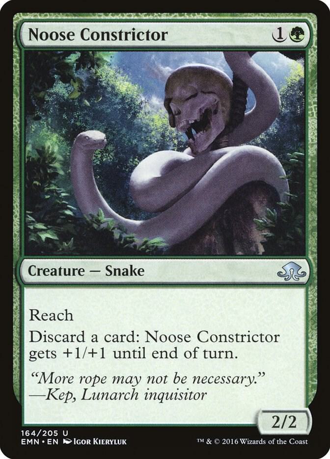 Noose Constrictor 164 card from Eldritch Moon