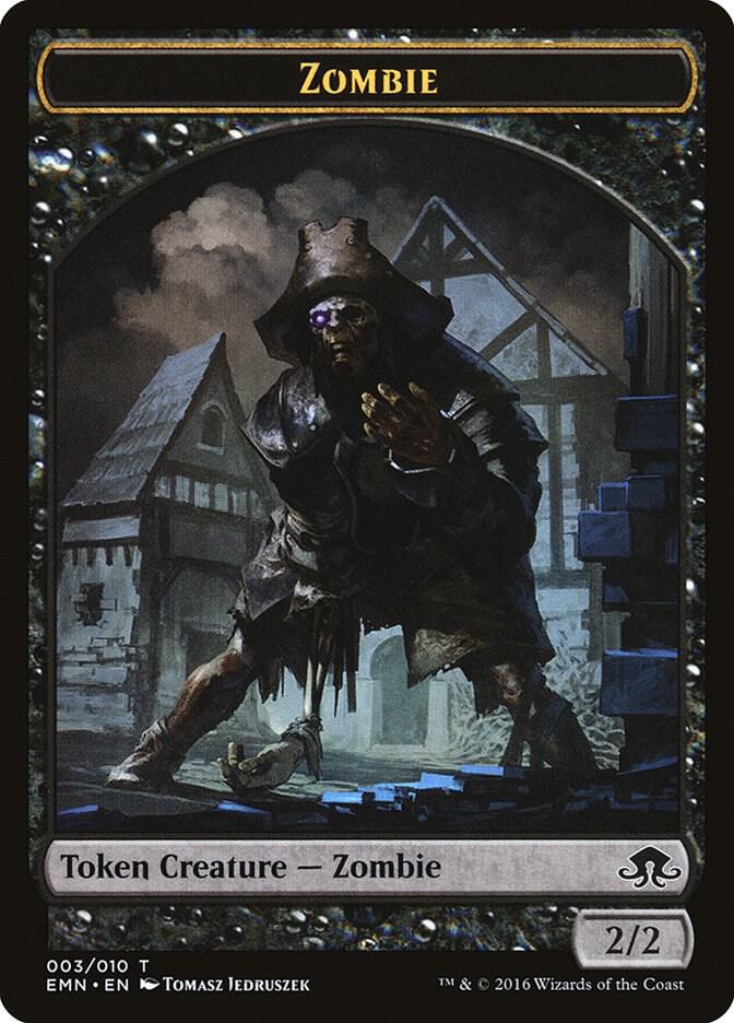 Zombie Token 3 card from Eldritch Moon