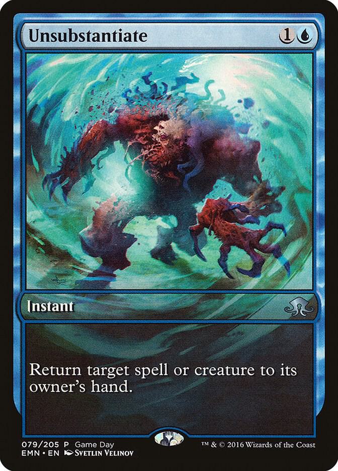 Unsubstantiate 79 card from Game Day & Store Championship Promos