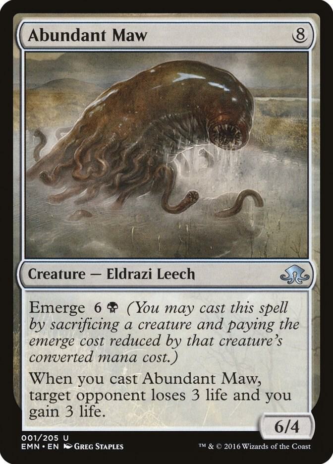 Abundant Maw 1 card from Eldritch Moon