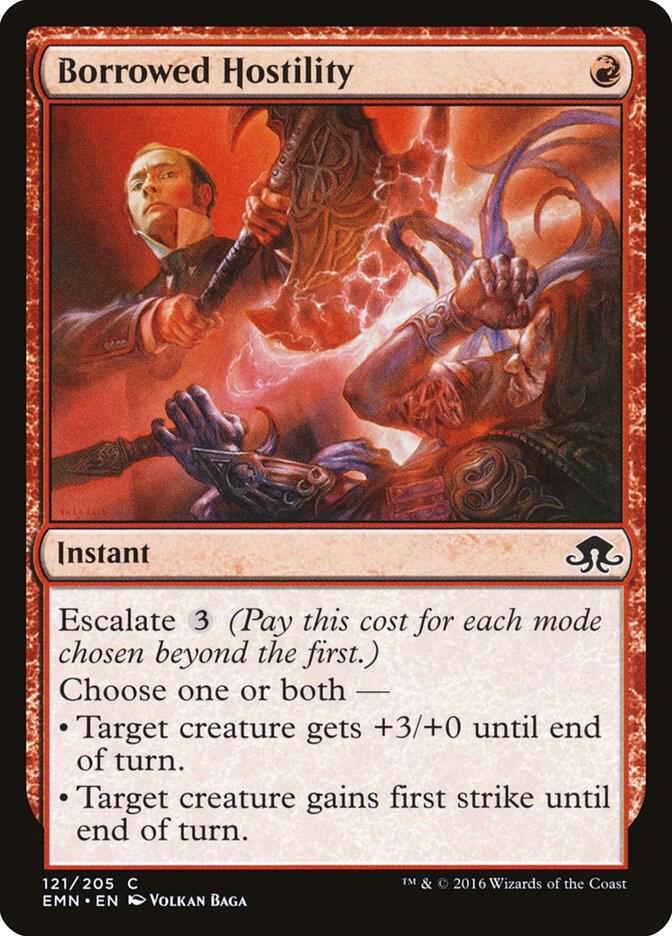 Borrowed Hostility 121 card from Eldritch Moon