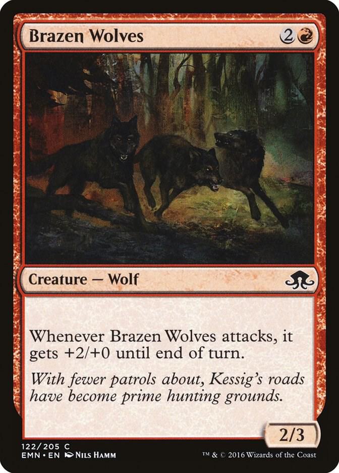 Brazen Wolves 122 card from Eldritch Moon