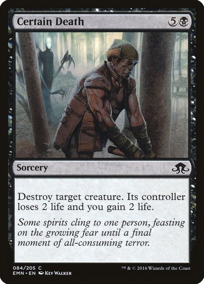 Certain Death 84 card from Eldritch Moon