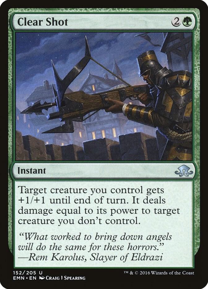 Clear Shot 152 card from Eldritch Moon