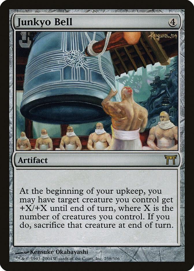 Junkyo Bell 258 card from Champions of Kamigawa