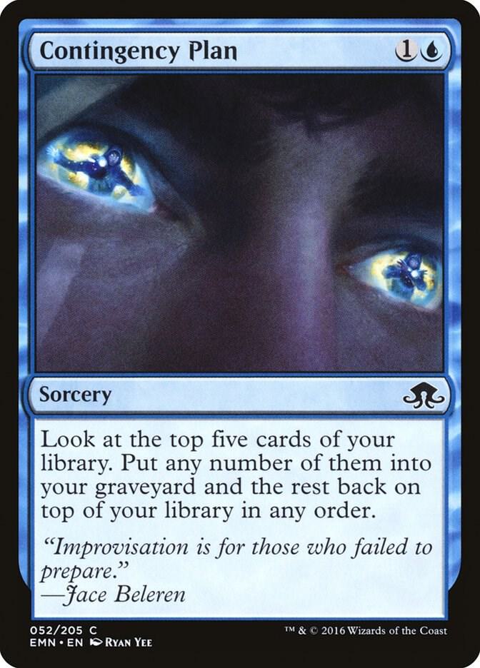 Contingency Plan 52 card from Eldritch Moon