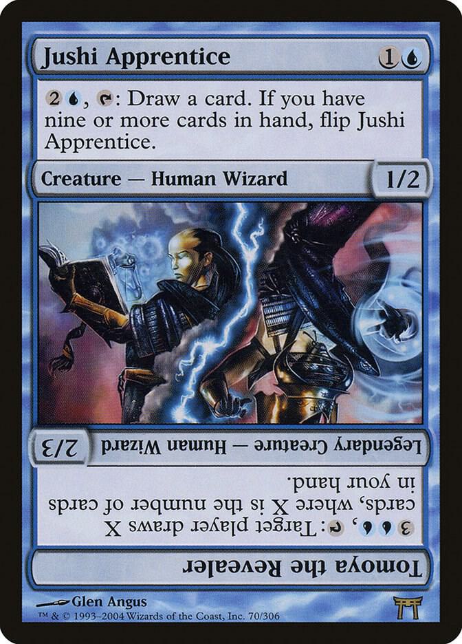 Jushi Apprentice // Tomoya the Revealer 70 card from Champions of Kamigawa