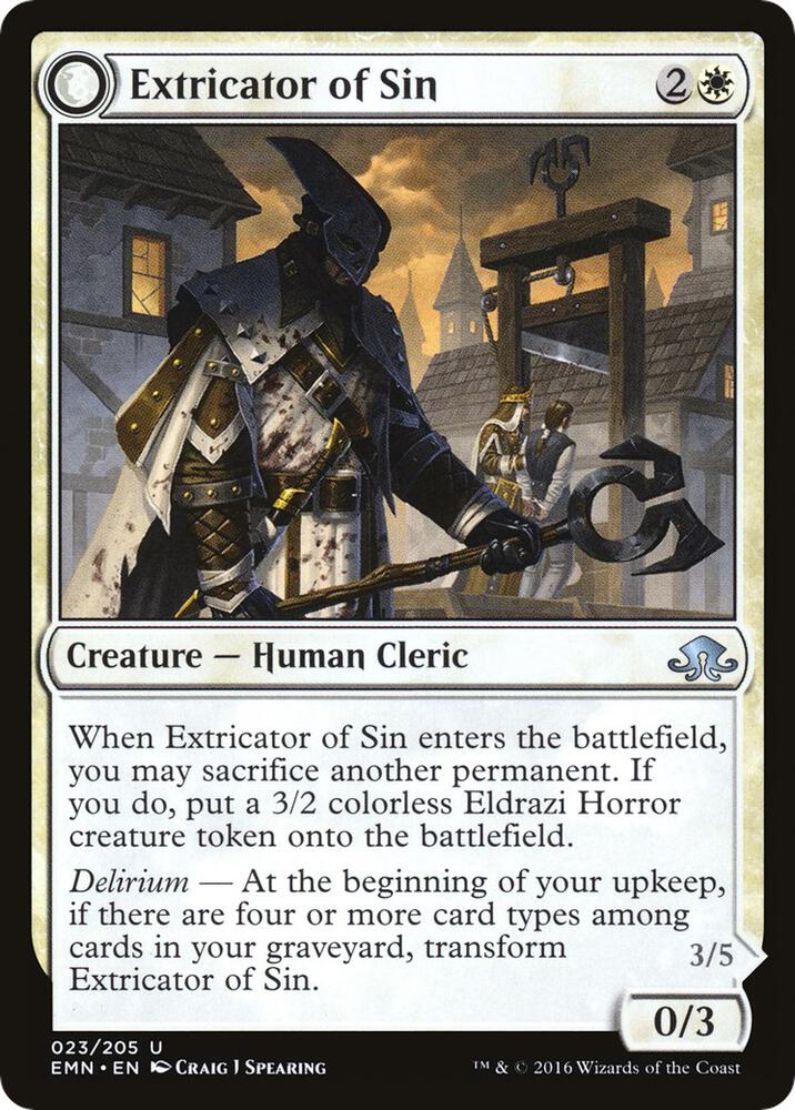 Extricator of Sin 23 card from Eldritch Moon