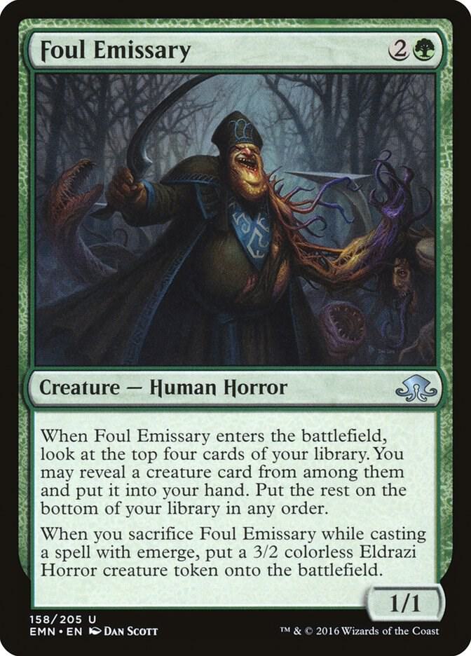Foul Emissary 158 card from Eldritch Moon