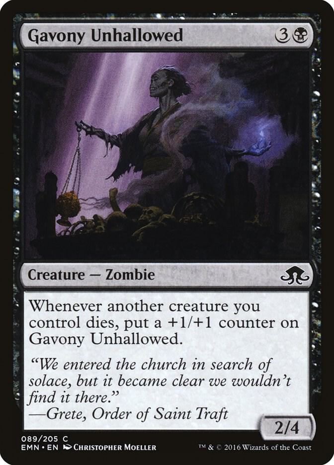 Gavony Unhallowed 89 card from Eldritch Moon