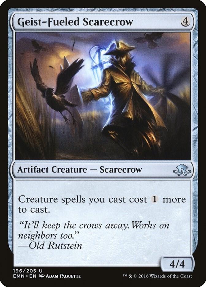 Geist-Fueled Scarecrow 196 card from Eldritch Moon