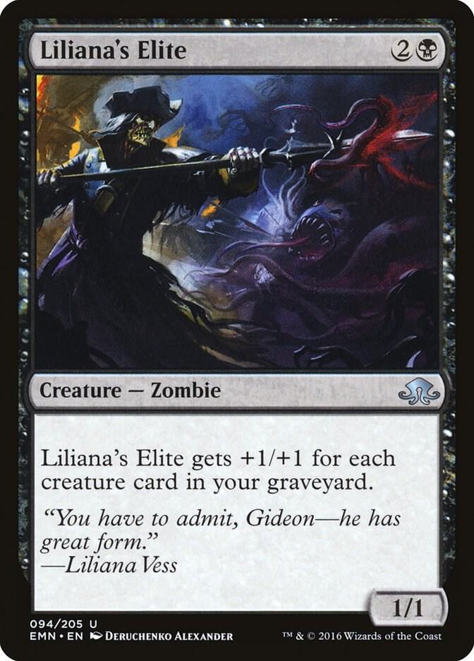 Liliana's Elite 94 card from Eldritch Moon