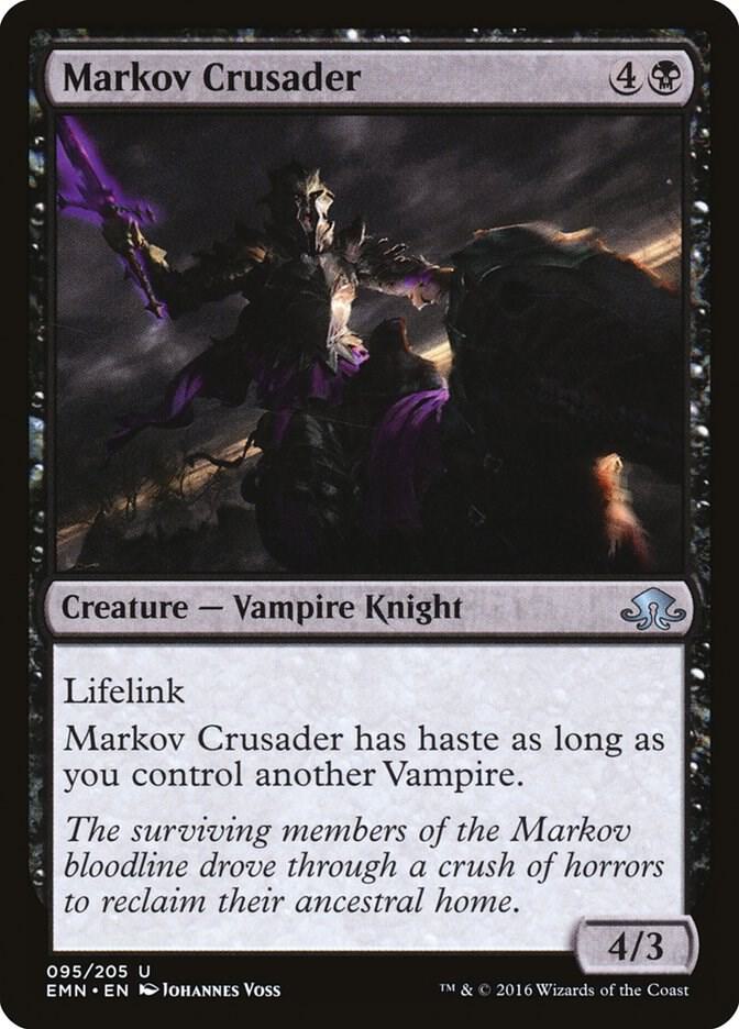 Markov Crusader 95 card from Eldritch Moon