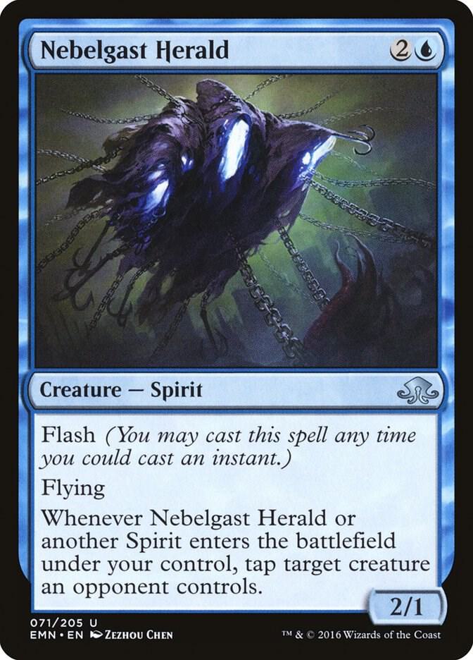 Nebelgast Herald 71 card from Eldritch Moon