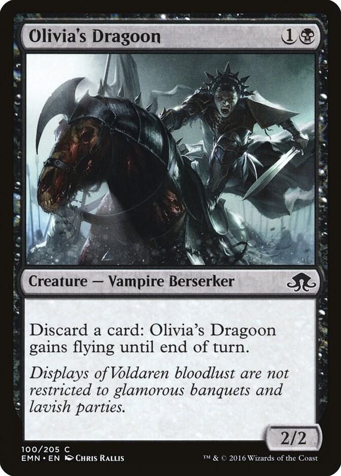 Olivia's Dragoon 100 card from Eldritch Moon