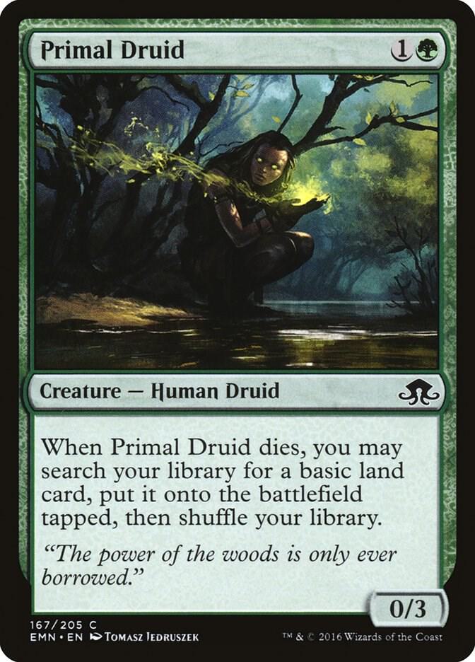 Primal Druid 167 card from Eldritch Moon