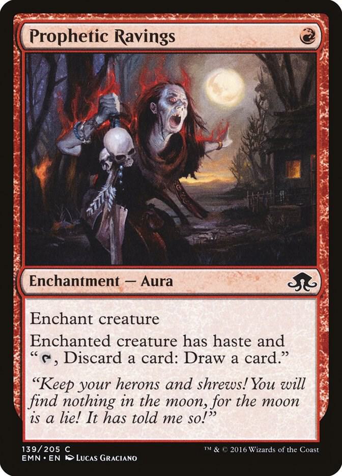 Prophetic Ravings 139 card from Eldritch Moon