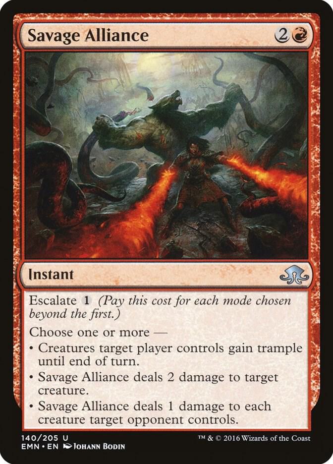 Savage Alliance 140 card from Eldritch Moon