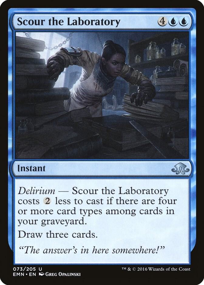 Scour the Laboratory 73 card from Eldritch Moon