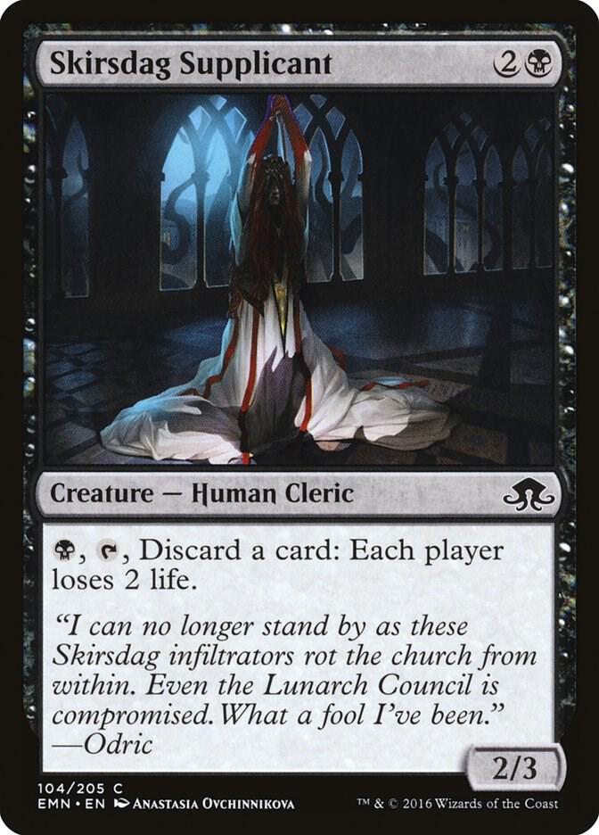 Skirsdag Supplicant 104 card from Eldritch Moon