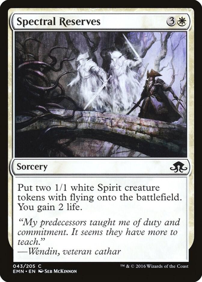 Spectral Reserves 43 card from Eldritch Moon