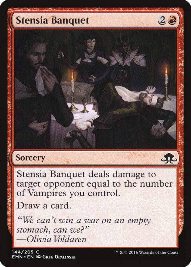 Stensia Banquet 144 card from Eldritch Moon