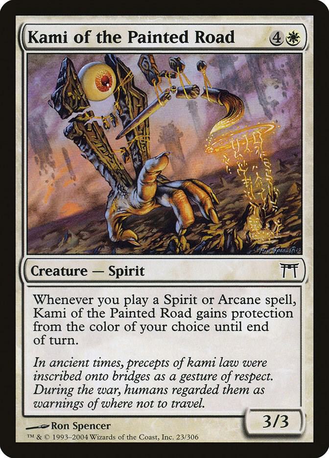 Kami of the Painted Road 23 card from Champions of Kamigawa