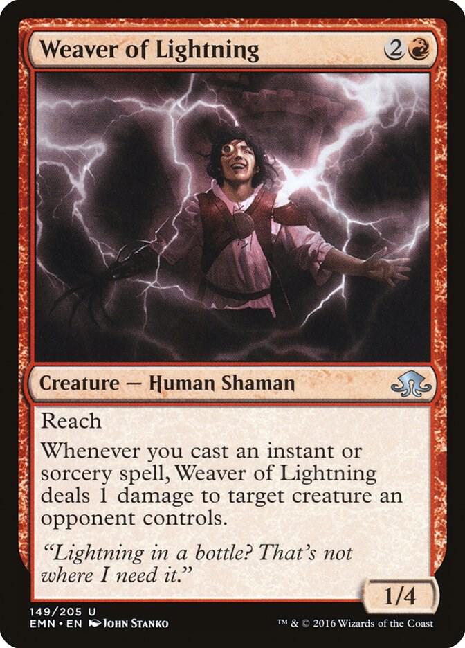 Weaver of Lightning 149 card from Eldritch Moon