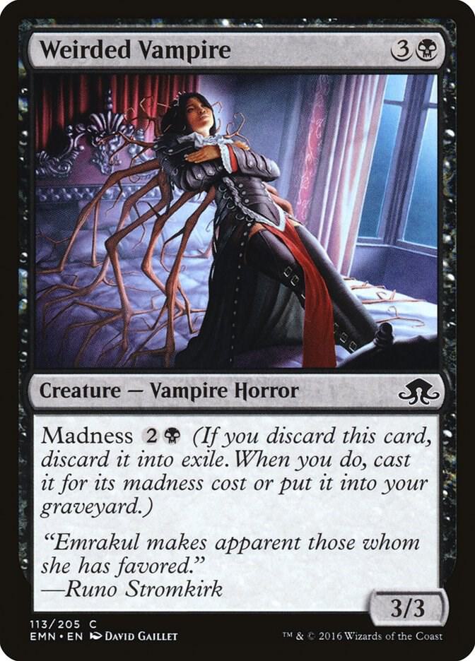 Weirded Vampire 113 card from Eldritch Moon