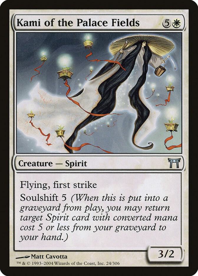 Kami of the Palace Fields 24 card from Champions of Kamigawa